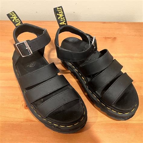 dr martens schwarz basse|dr martens black sandals.